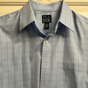 Jos A Banks Mens Dress Shirt Slim Fit Size 16-33